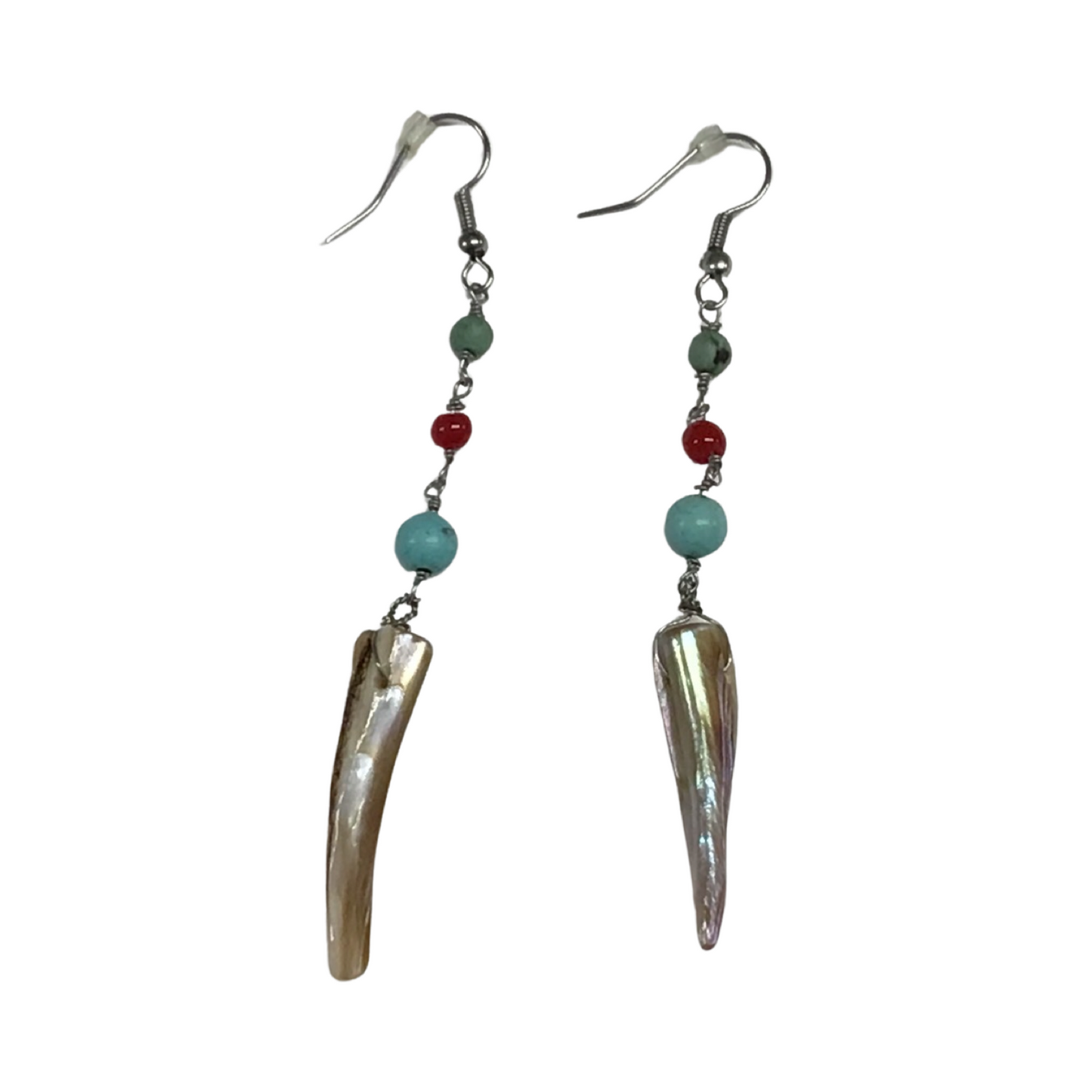 Multi gemstone earrings